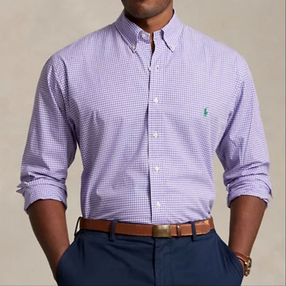 Ralph Lauren Purple Plaid Shirt